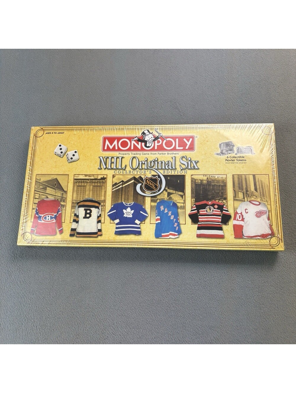 Vintage 2001 Monopoly NHL Original Six Brand New Sealed *Flaws* Hockey